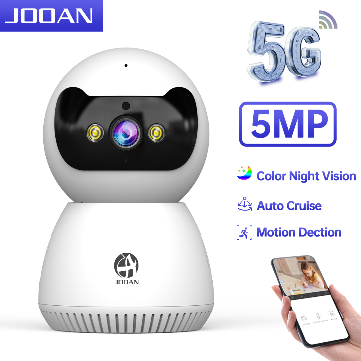 JOOAN 5MP 3MP IP Camera 5G WiF - Eufy Camera E220 recension och pris