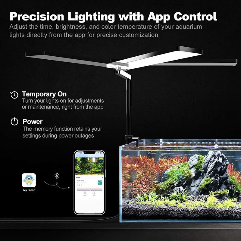 FZONE Solo Series Nano LED Aqu - Plant Parent App recension och pris