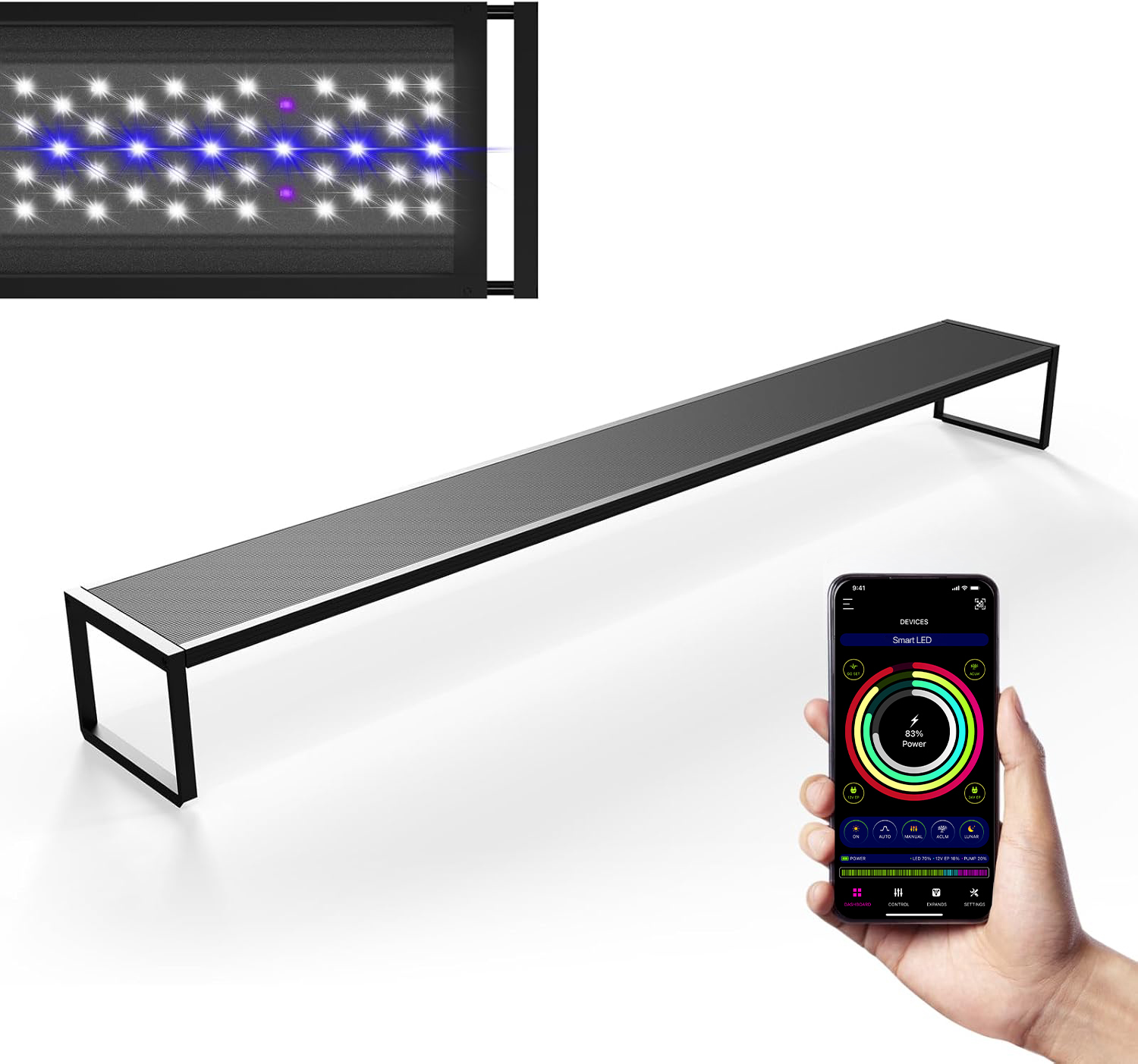 LED Aquarium light MICMOL Extr - Plant Parent App recension och pris