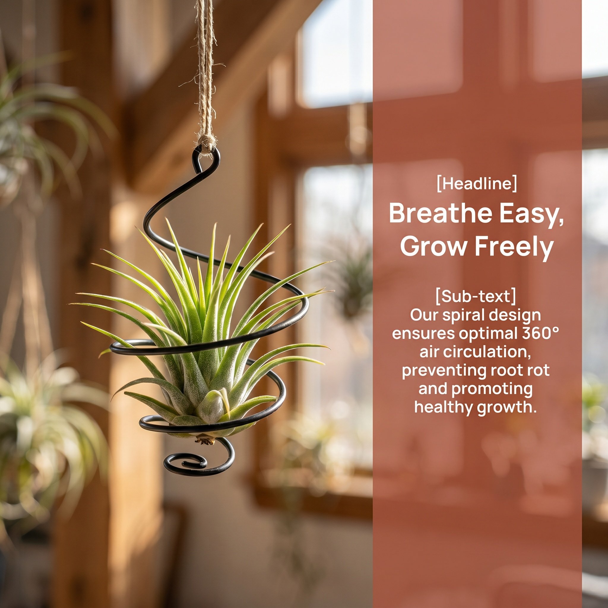 18Pcs Hanging Air Plant Holder - Air Plant Tillandsia recension och pris