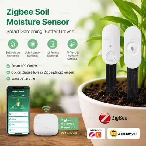 ZigBee Smart Soil Moisture Sen - Plant Parent App recension och pris