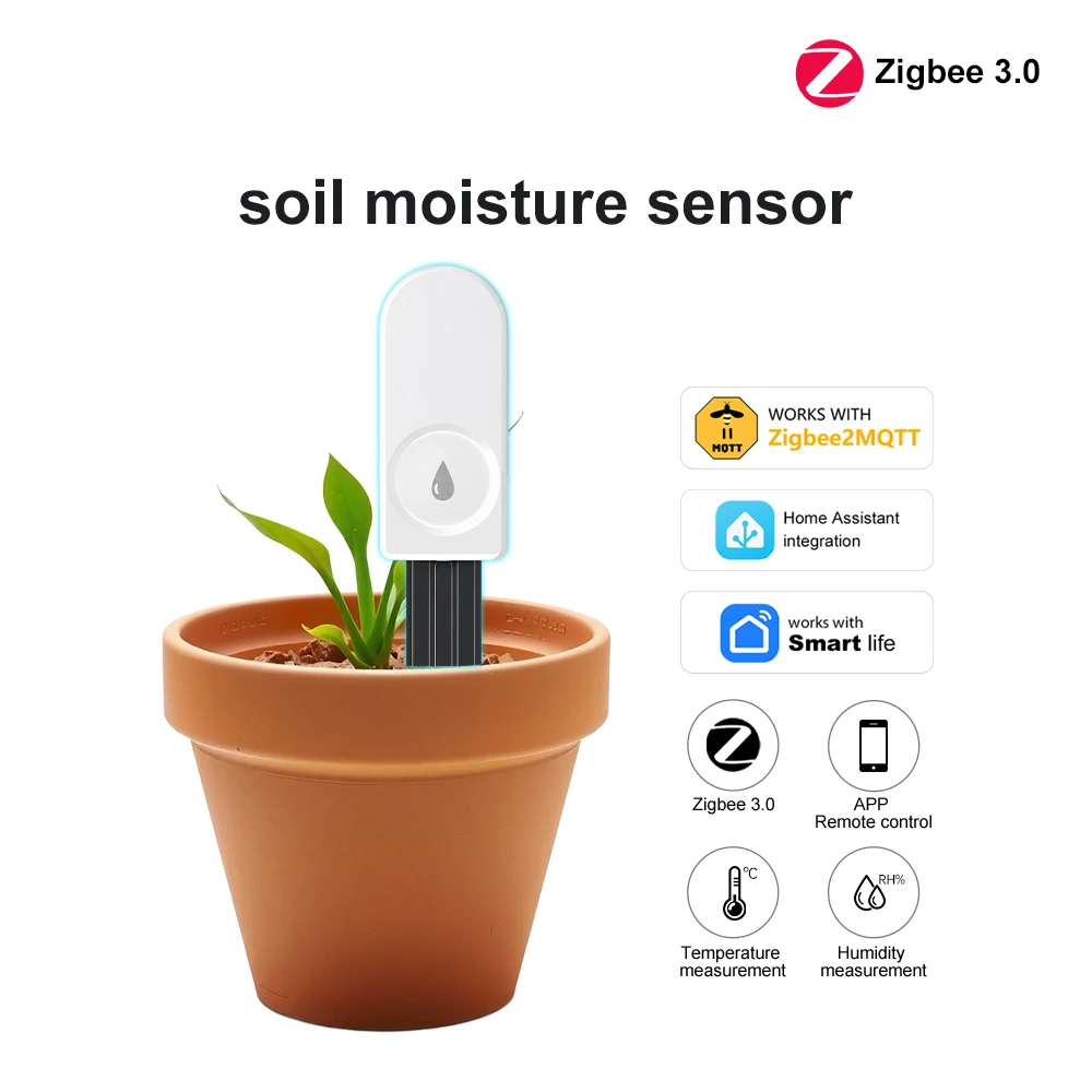 ZigBee Smart Soil Moisture Sen - Plant Parent App recension och pris