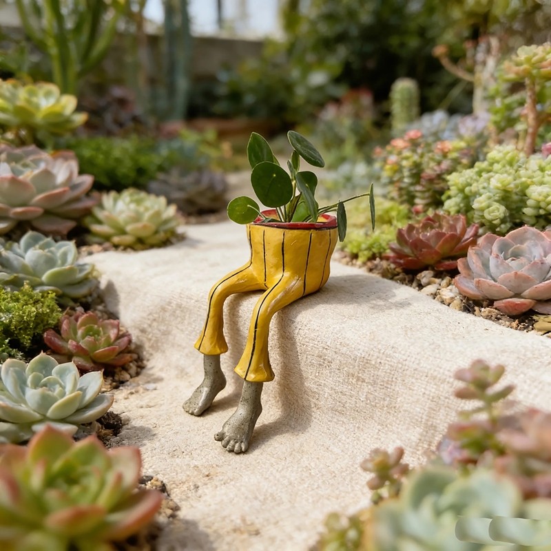 Whimsical Resin Leggy Planter  - Plant Parent Free recension och pris